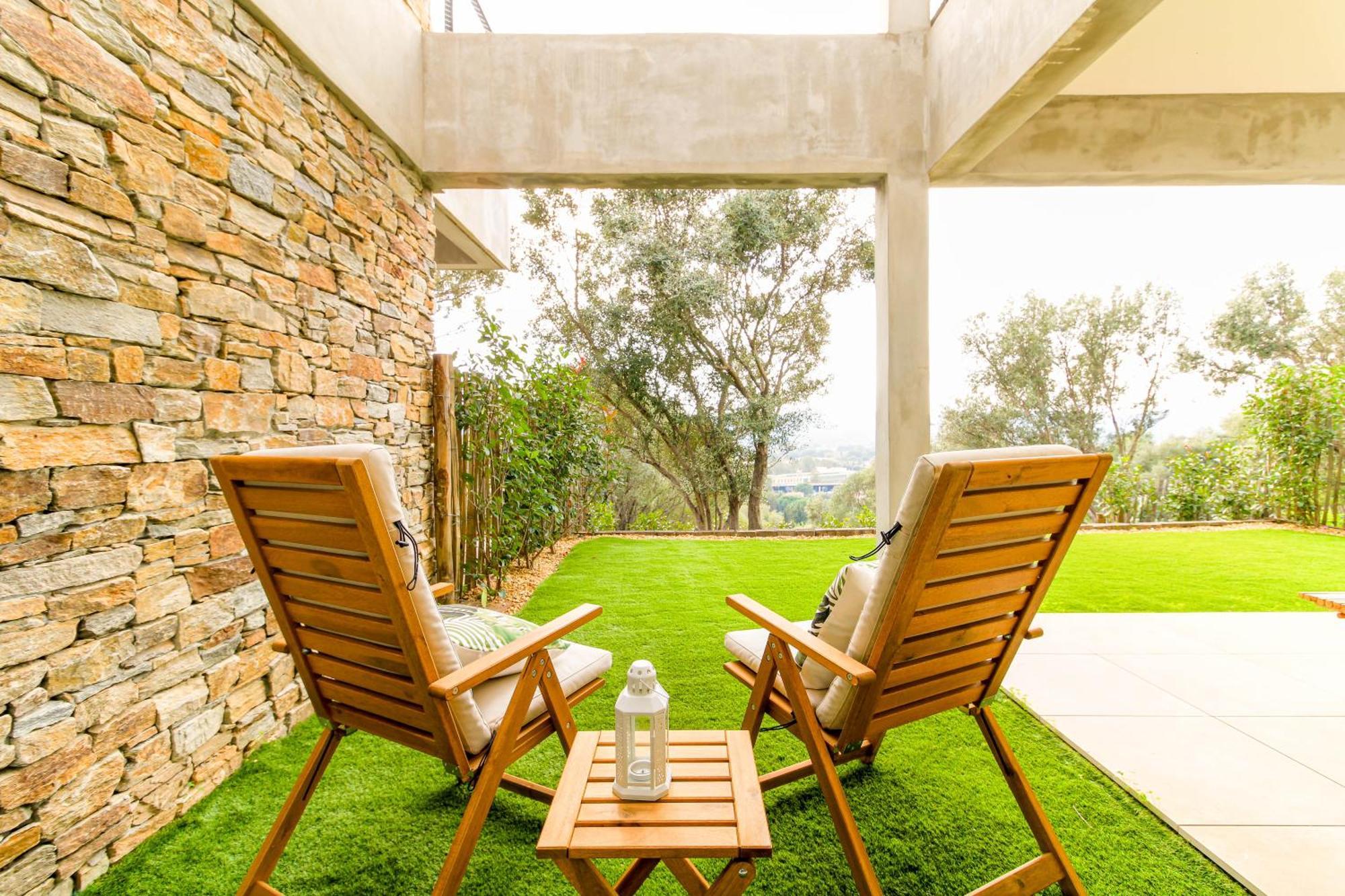 Select'Sohome - Joli Appartement Avec Jardin Privatif Et Parking - Capnat-F08 봄레미모사 외부 사진